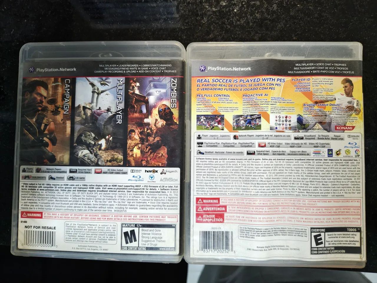 Jogos PS3 Black ops 2 e PES 2013 - Foto 2
