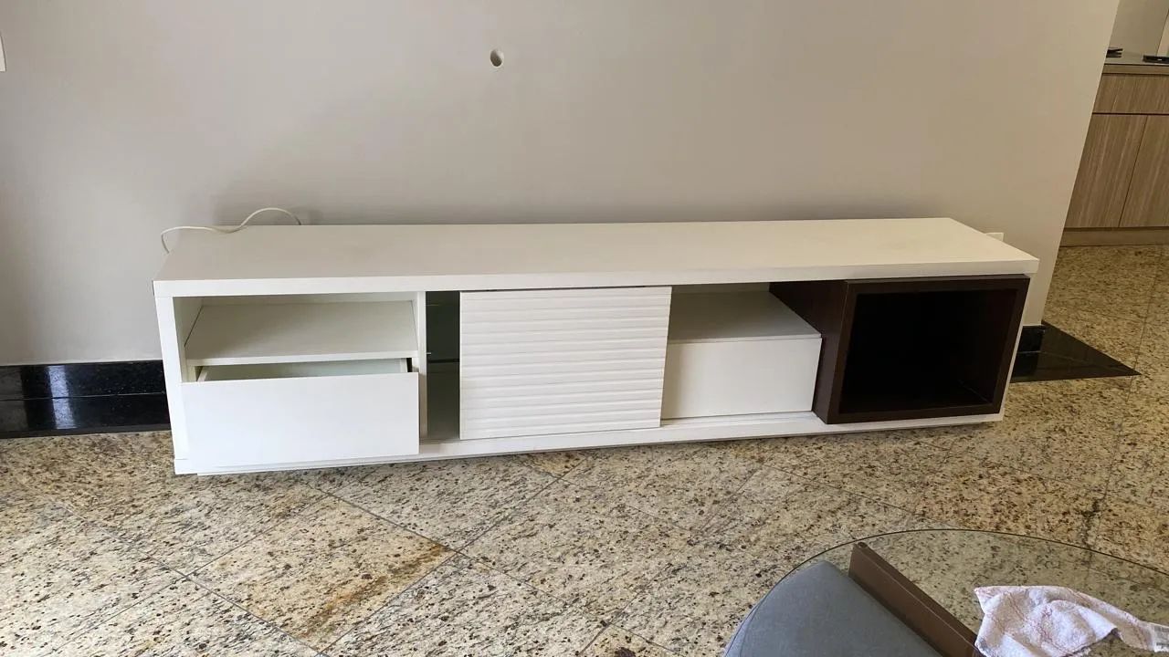 Rack branco laqueado - Foto 2