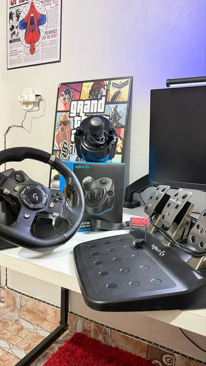 volante logitech G920 + câmbio  - Foto 2