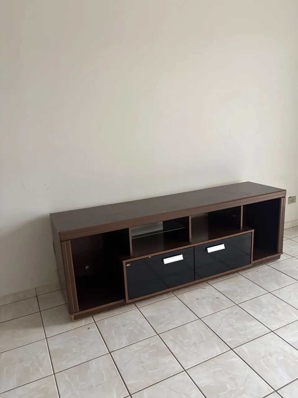 Rack para TV com 2 Gavetas e Nichos - Foto 3