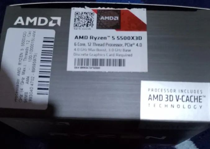 AMD Ryzen 5 5500X3D - 1 Mes de uso - Foto 2
