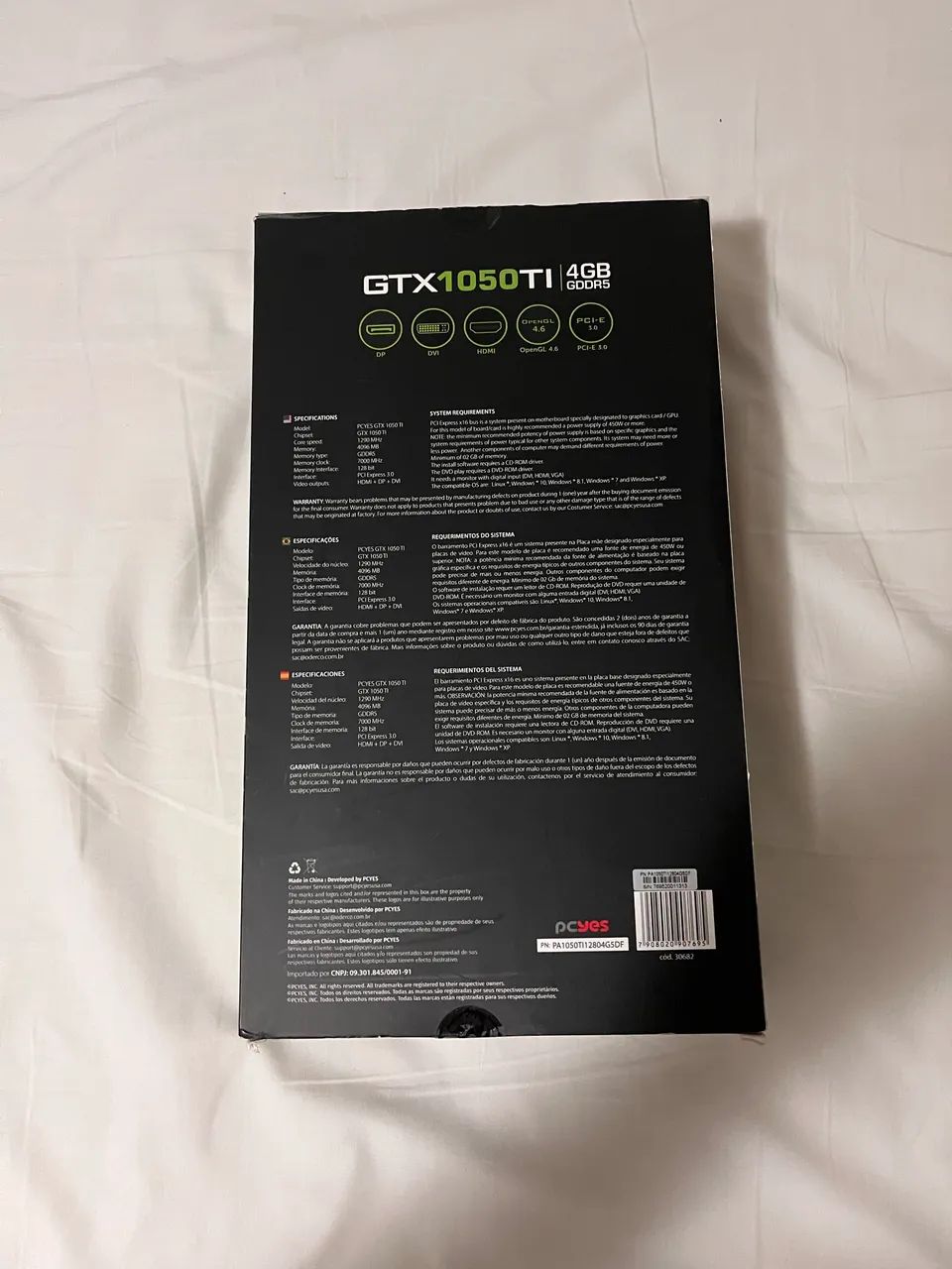 placa de vídeo 1050 ti