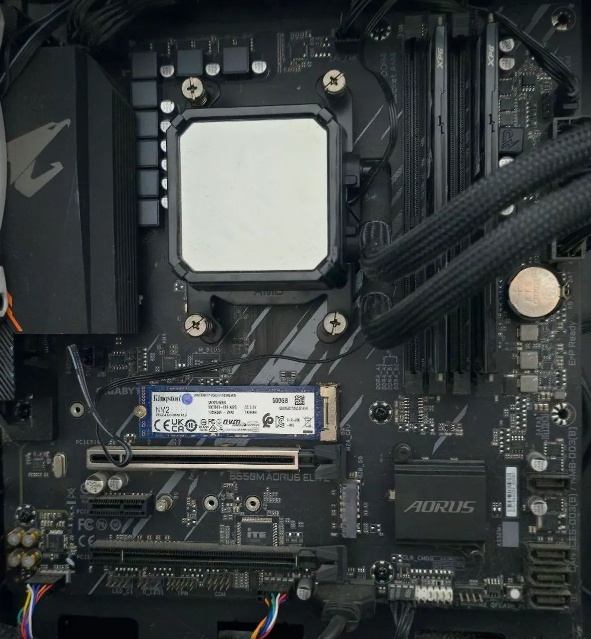 Placa mãe B550m Aorus Elite - Foto 2