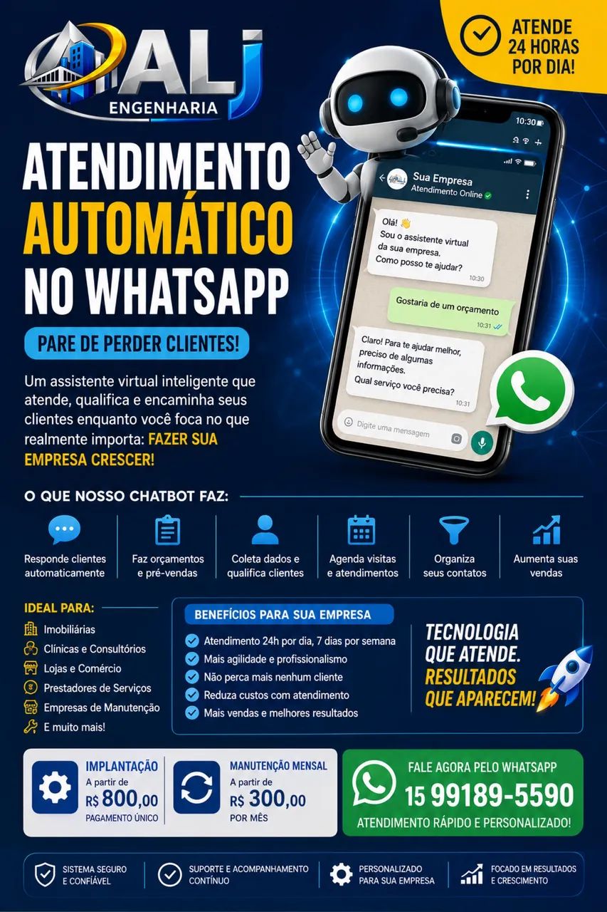 Automatize seu WhatsApp e pare de perder clientes