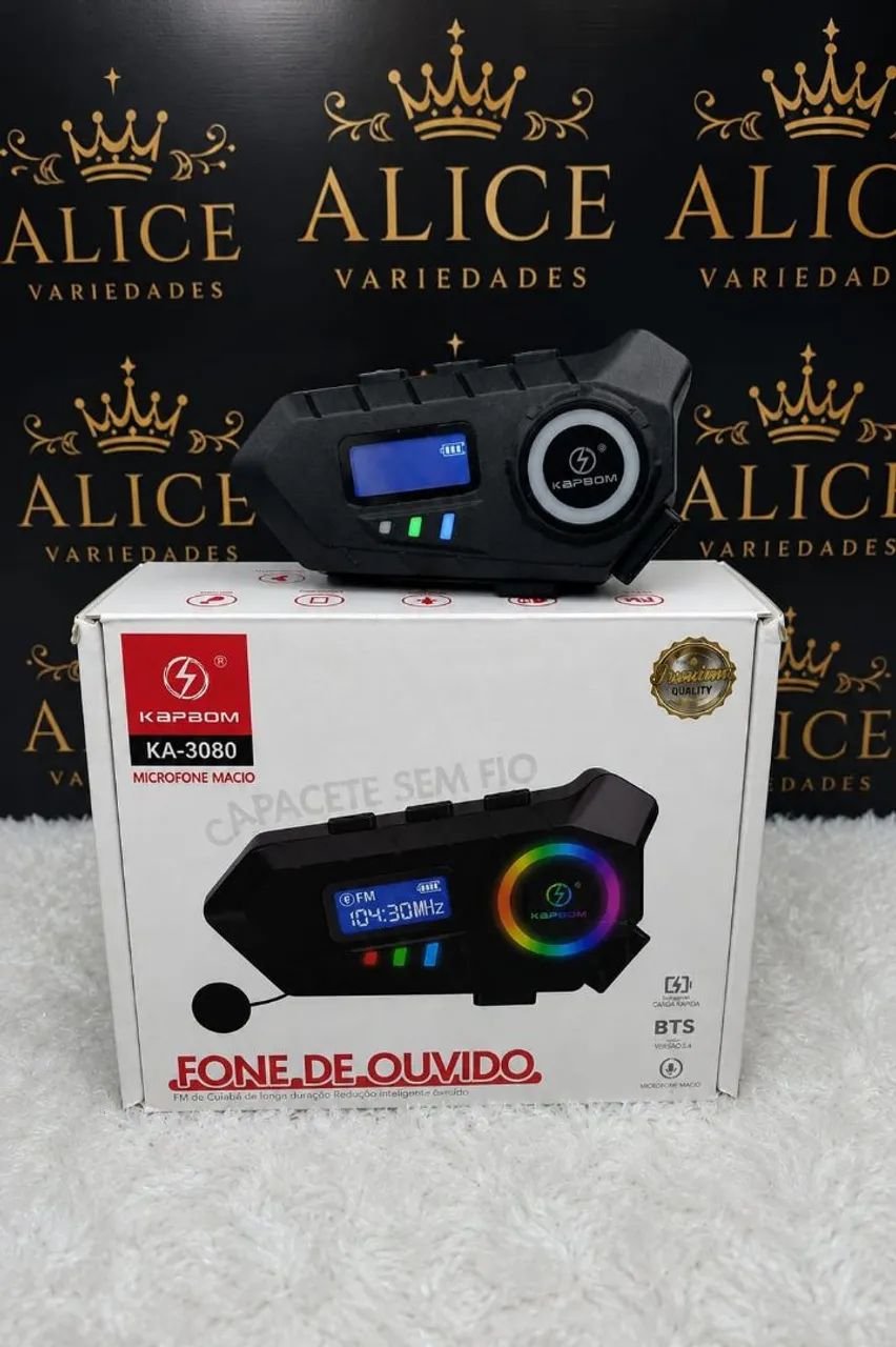 Intercomunicador para CAPACETE 
