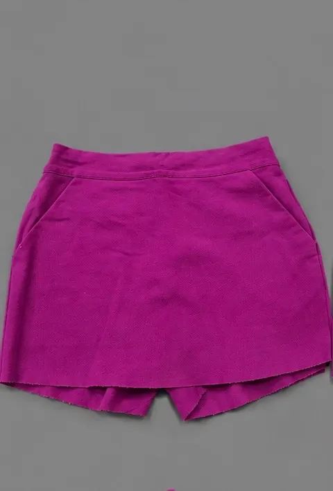 Short saia cor roxa 