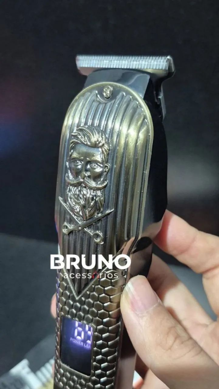 Máquina de acabamento, barbear com led  - Foto 3