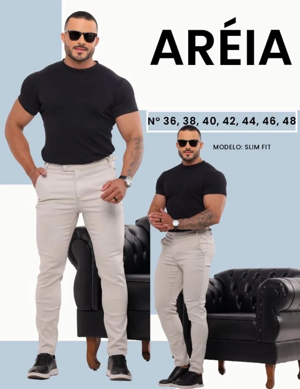 Calça sarja alfaiataria  - Foto 5