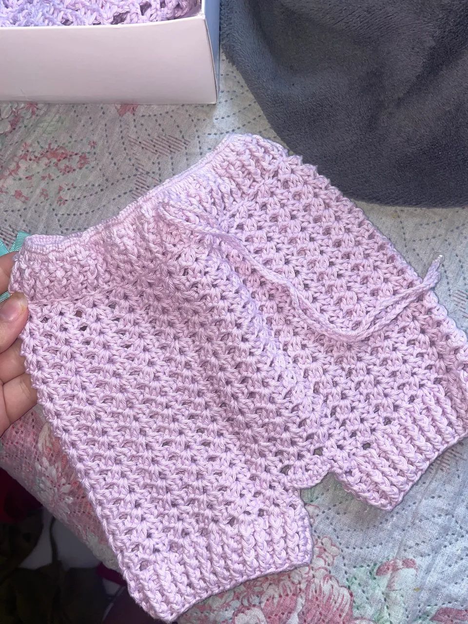 Roupa vestido crochê 