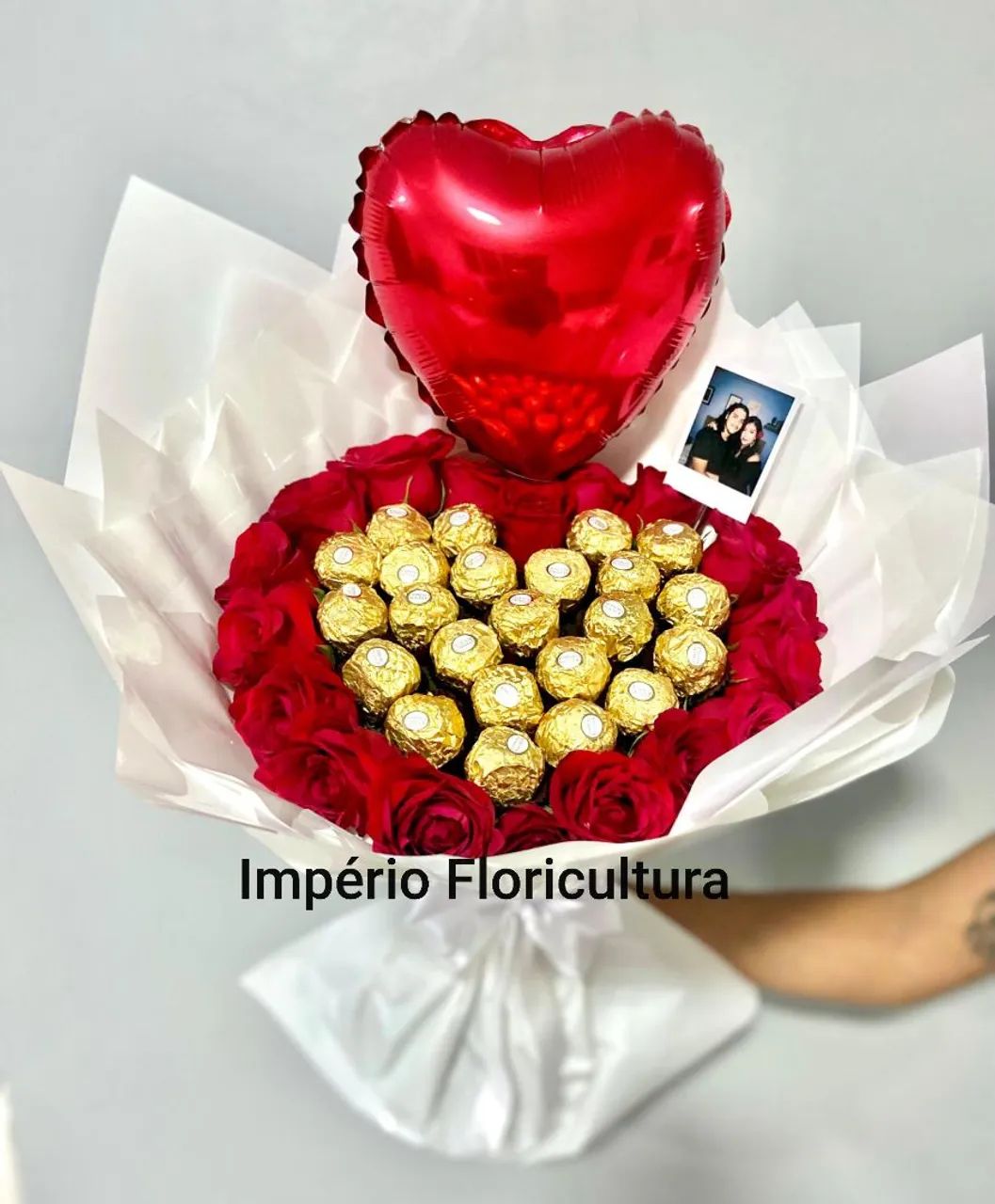 Buquê Luxo com Ferrero e Pelúcia  - Foto 2