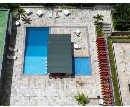 FLAT MOBILIADO COM QUARTO SEPARADO E VARANDA EM BOA VIAGEM! - Foto 11