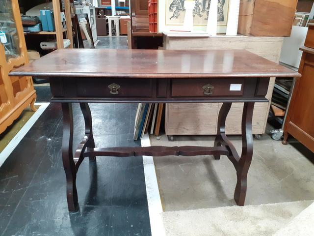 MESA ESCRIVANINHA ANTIGA EM MADEIRA Mercado das Pulgas *10X parc - Foto 6