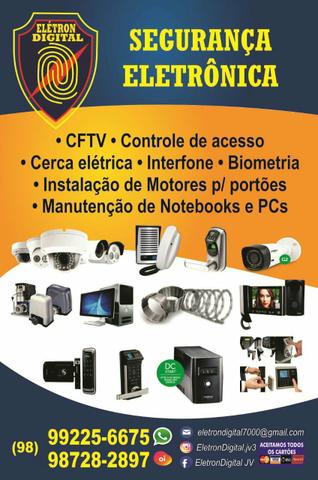 Câmeras alarmes cercas feichaduras biométricas