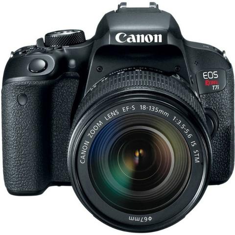 Kit Câmera Canon EOS-Rebel T7I + EF-S 18-135mm - Foto 3