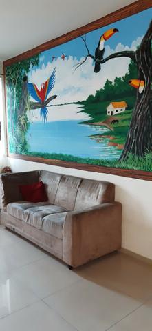 Apto. mobiliado próx à Sefaz, Manauara, Tj e Inpa com Pintura Regional - Foto 3