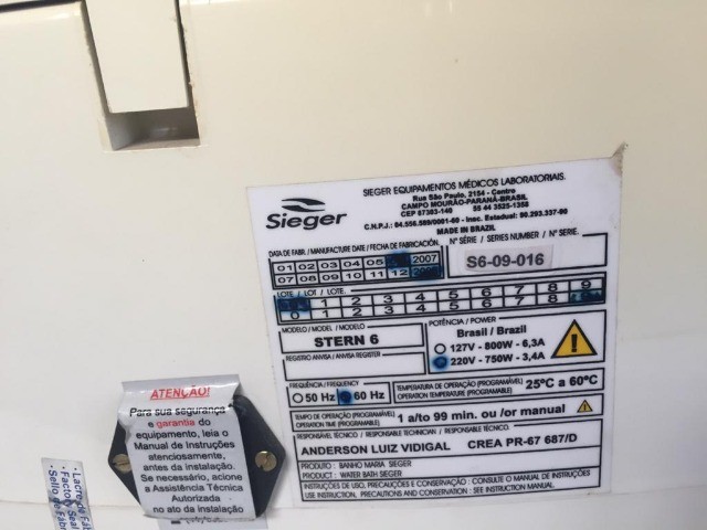 Aquecedor para banho Maria - Sieger Stern - 220v - Foto 3