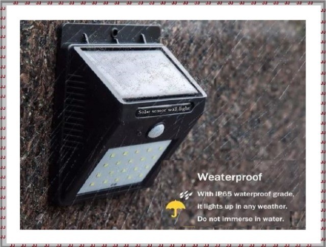 Luminária solar de parede com sensor de movimento - Foto 3