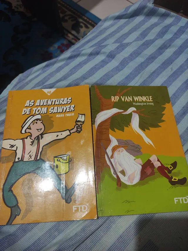 Livros 10 reais cada um conservado,Rip Van,As aventuras de Tom