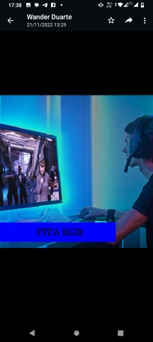 Fita led USB com 5 metros  - Foto 4