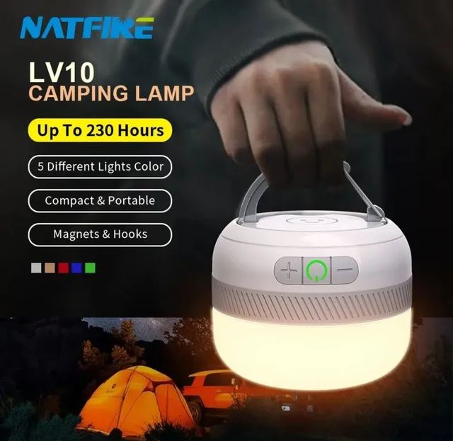 Colchão inflável camping+ lanterna recarregável camping - Foto 2