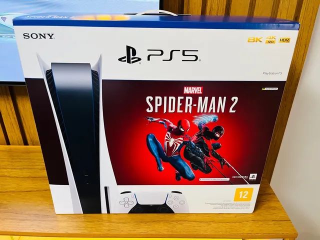 PS5 MÍDIA FÍSICA NOVO + SPIDERMAN 2 - Videogames - Setor Oeste, Goiânia  1262220779