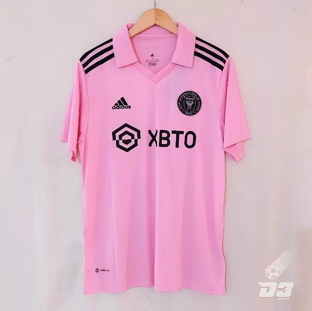 Camisa do Inter Miami Rosa Personalizada #30 Messi - Roupas de futebol pronta entrega