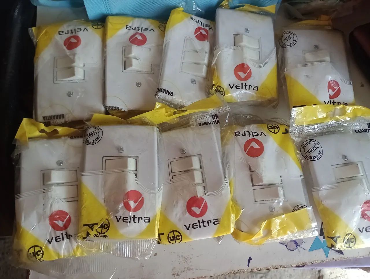 20 interruptores branco veltra
