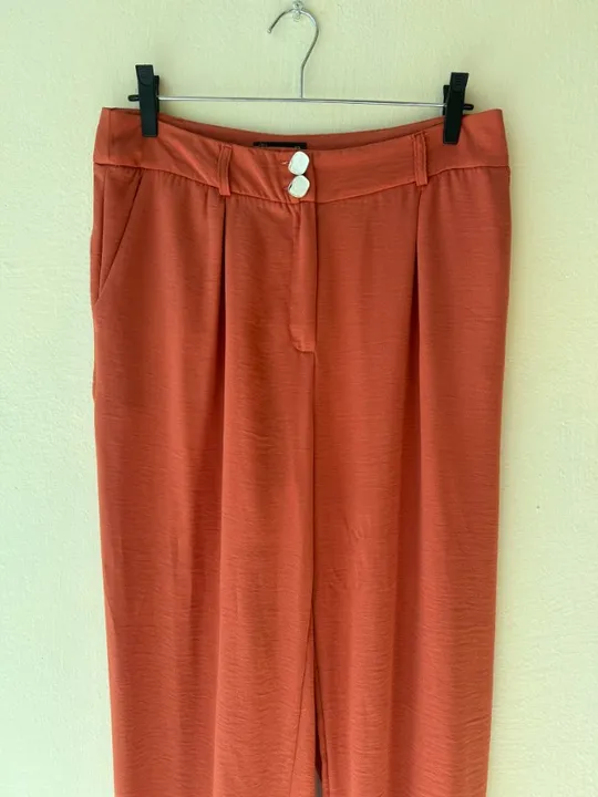 Calça Jogger, cor telha, tamanho 42, Acollection.