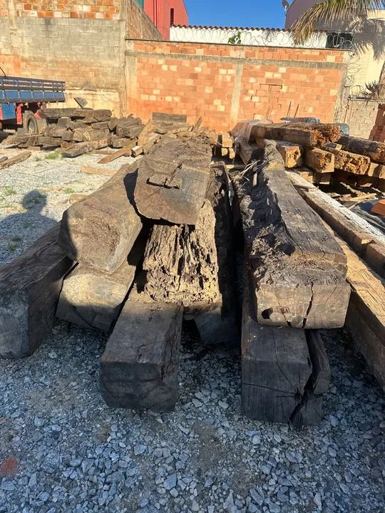 Madeira de demolição lavrada BRAUNA PEROBA IPE  - Foto 5