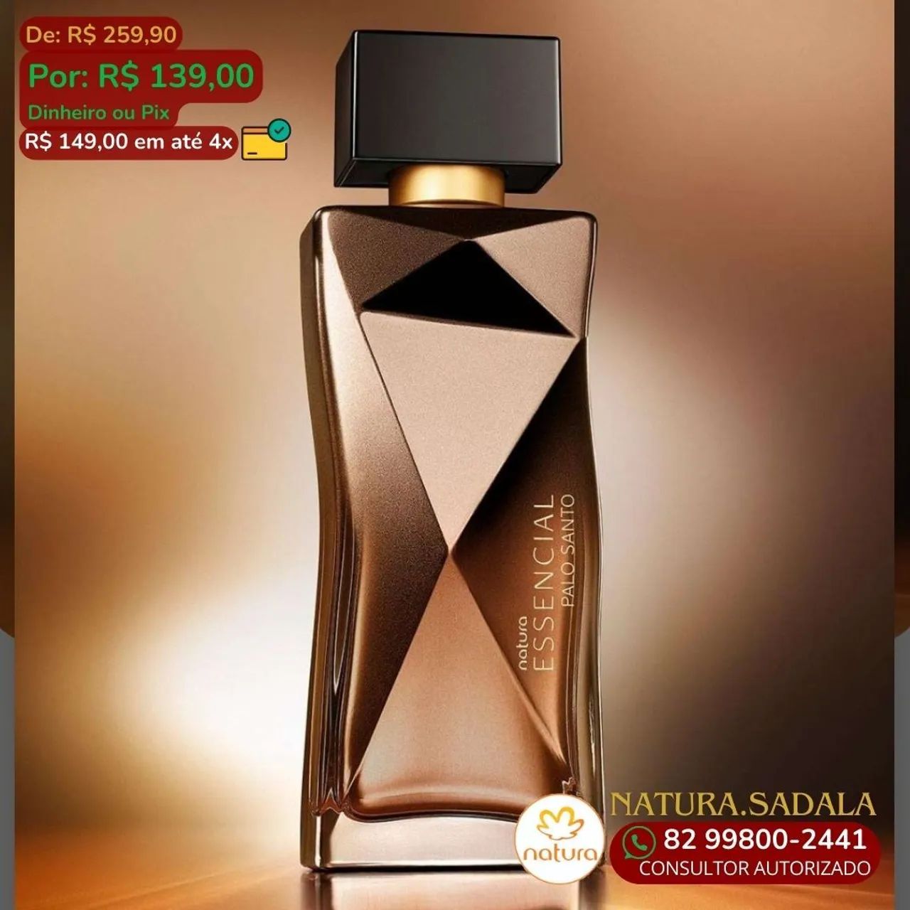 Perfume Natura Essencial Feminino - 100ml - Novo - Foto 4