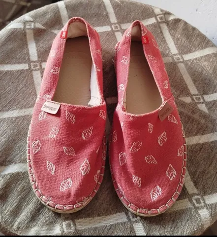 Alpargata vermelha Havaianas n.35