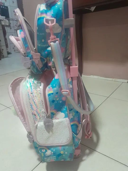 Mochila e lancheira escolar - Foto 4