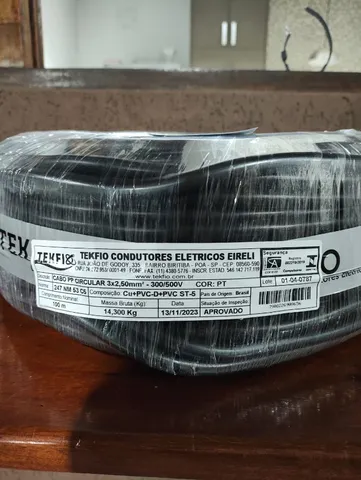 Promoção!!!!! Rolo de 100 metros - cabo PP 3x2,5mm