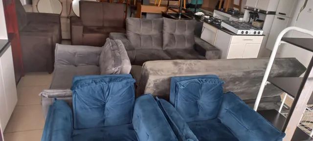 CONJUNTO SOFÁ DE 3 E 2 LUGARES - Foto 4