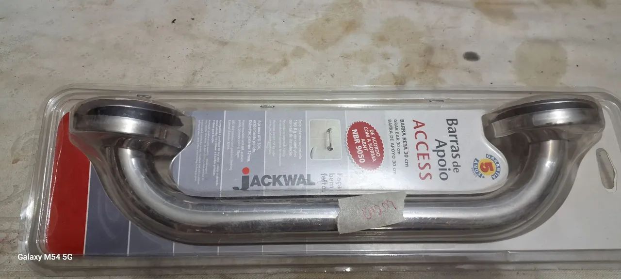 Barra de Apoio Access 30cm - NBR 9050 - Jackwal - Foto 5