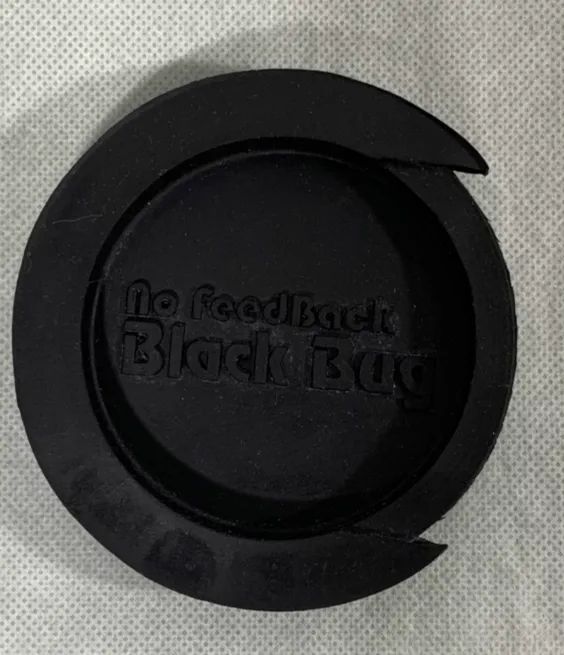 No Feedback Blackbug Abafador De Violão E 6 Palhetas - Foto 4