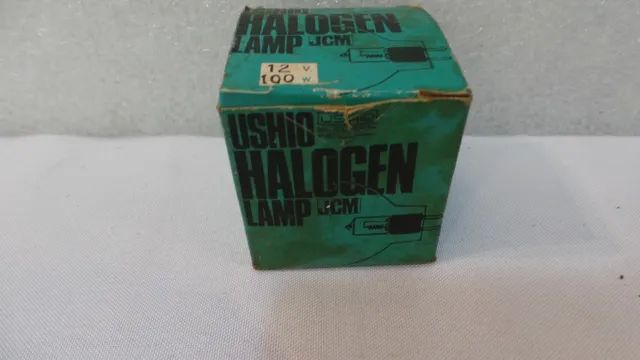Lâmpada ushio halogen jcm 12v 100w made in germany nova sem uso - Foto 2