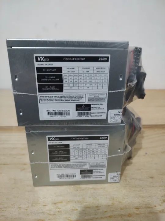 Fonte de Alimentação 230w VXPRO NOVO LACRADO FRETE GRÁTIS PARA MACEIÓ - Foto 2