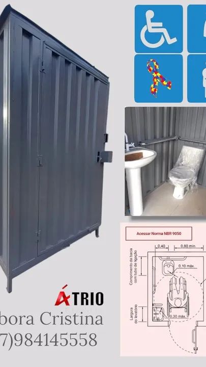 Container banheiro PCD - Foto 3