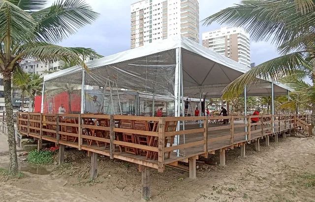 Tenda Tubular 10x10 Galvanizada a Fogo! - Foto 5