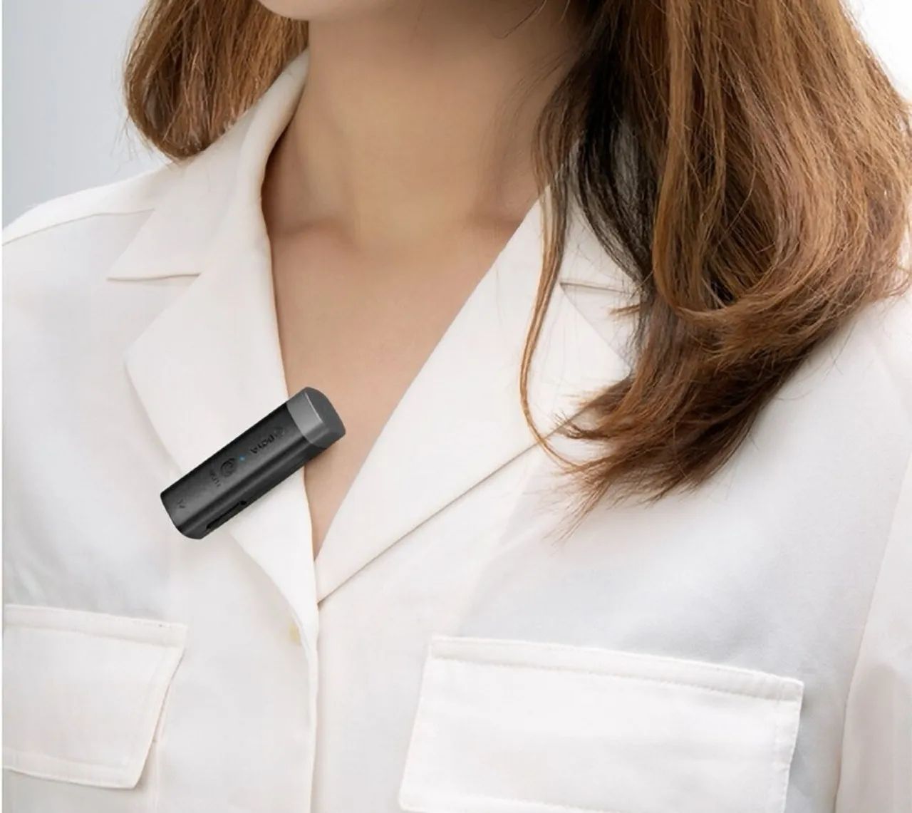 Microfone de lapela sem fios BOYA BY-WM3D - Combo Câmera e Smartphone