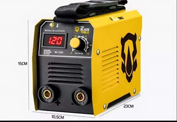 Máquina de Solda mma 120a 220v Inversora Black Tools ( só funciona em 220v)  - Foto 2
