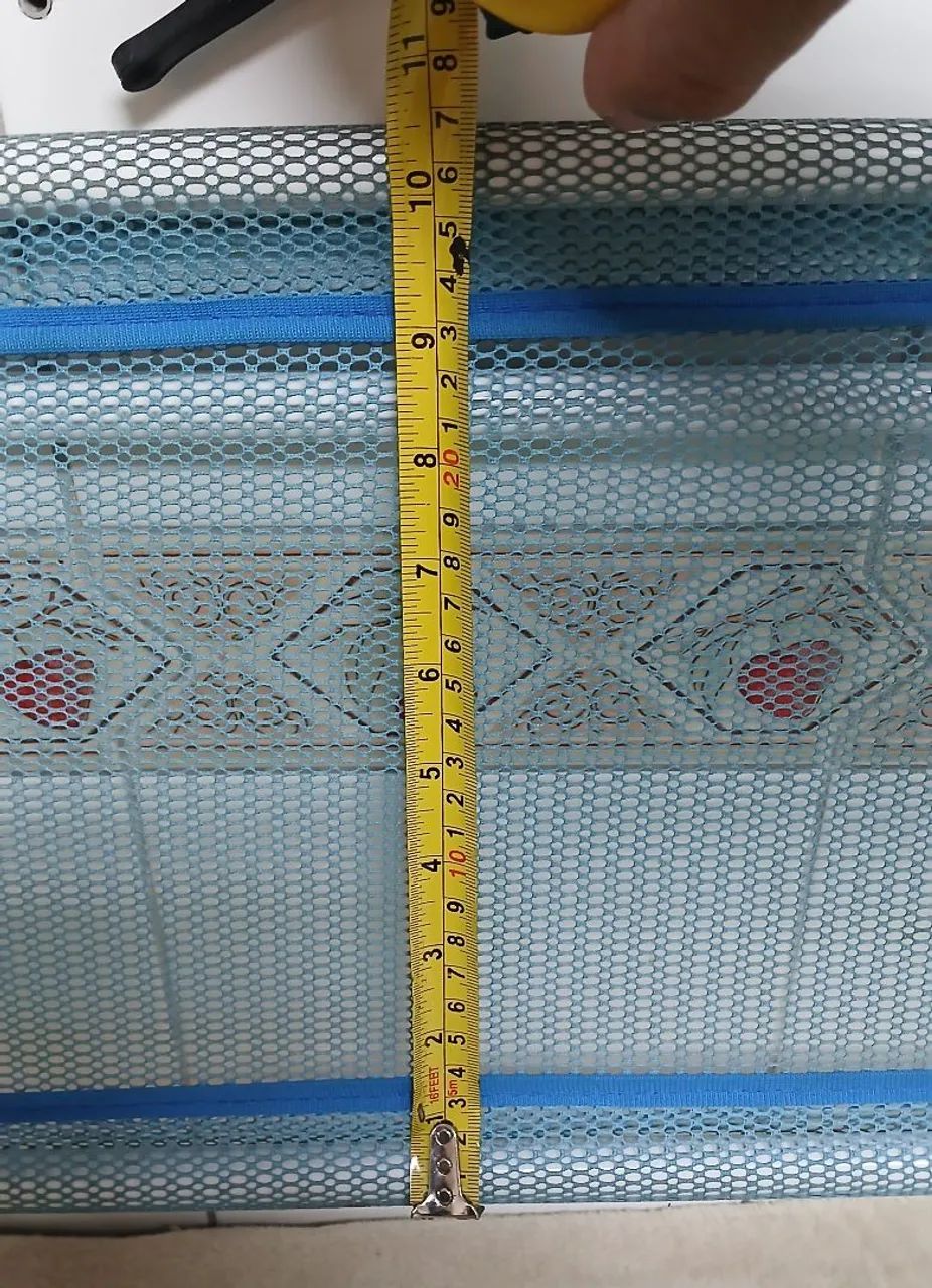 Grade de Proteção Para Cama Tublime Baby Azul - Foto 5