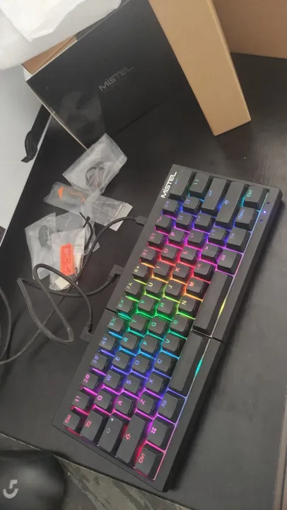 TECLADO MECÂNICO MISTEL BARROCO RGB MD 600