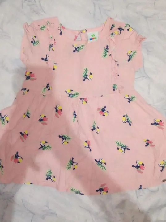 Vestido bebê  Menina Tucano