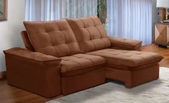 Sofá retrátil 2,50 mega conforto  - Foto 2