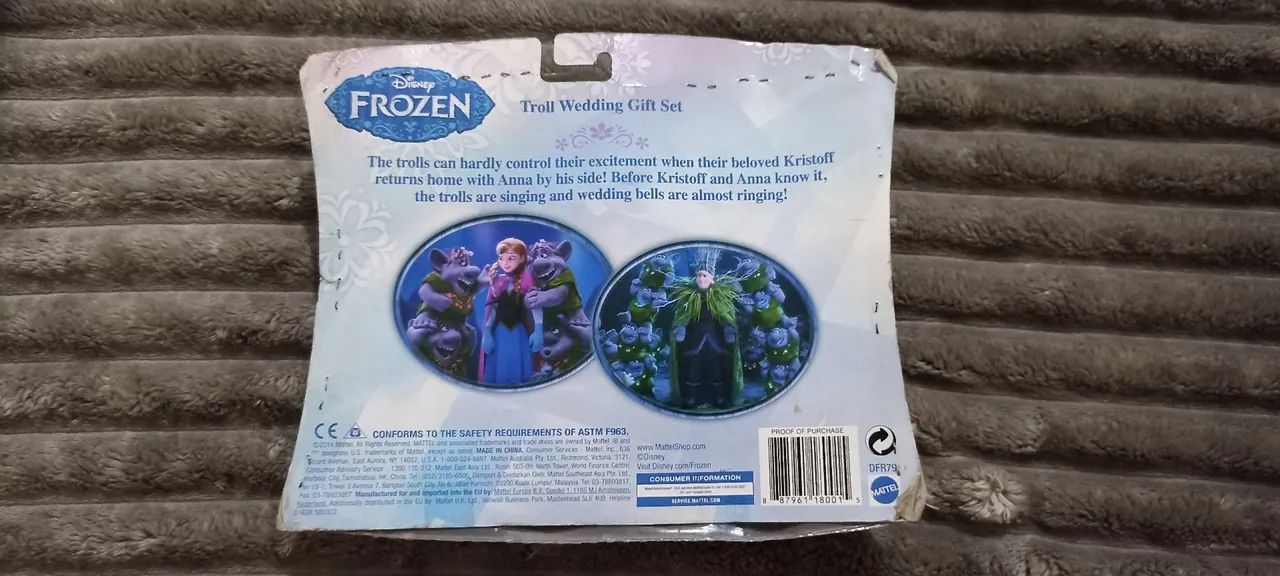 Frozen Gift Set casamento Anna e Kristoff - Brinquedo Novo - Foto 2