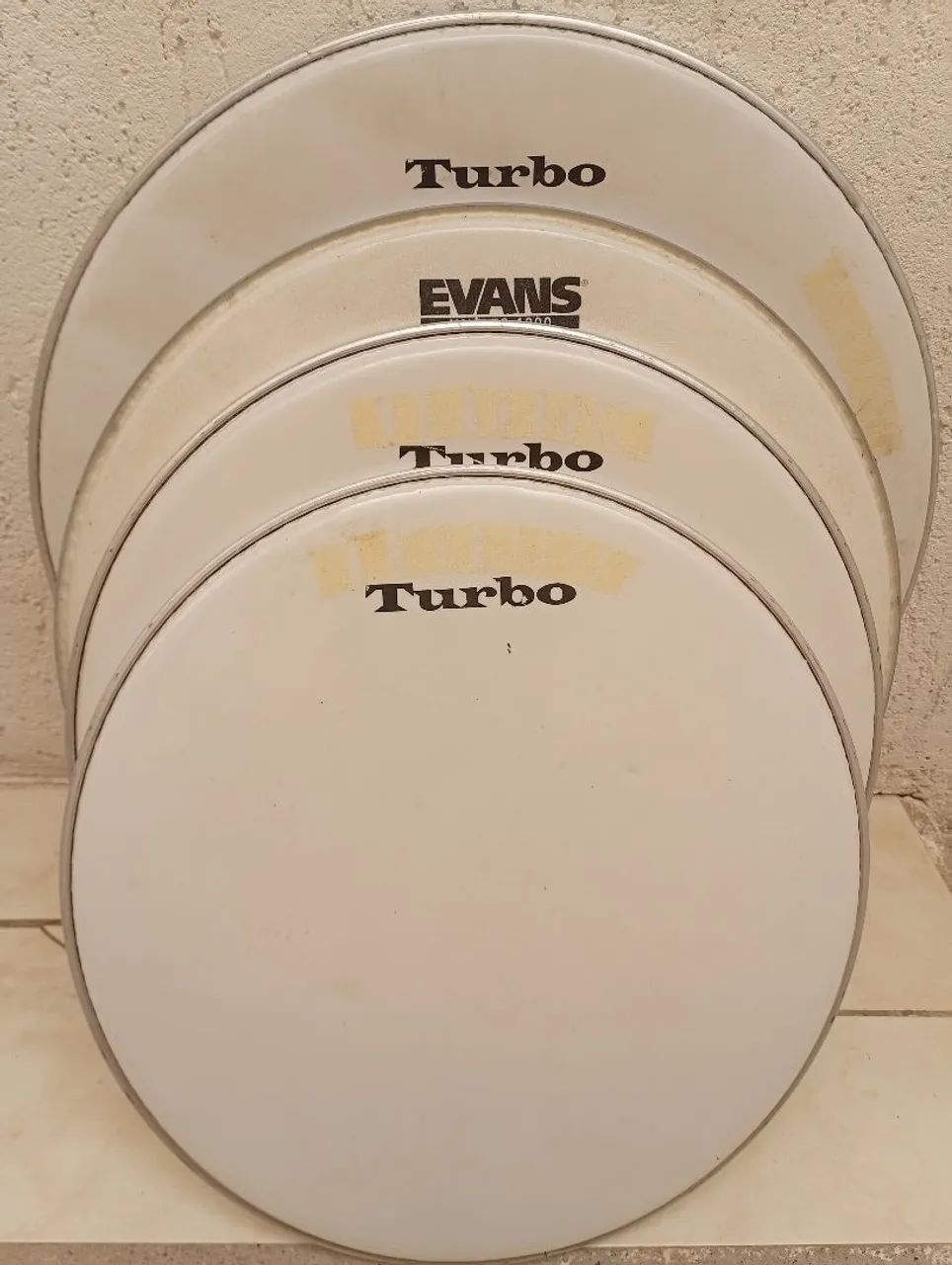 Peles de bateria musical 