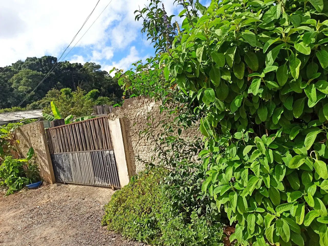 VENDE-SE TERRENO MURADO COM CASA - REGIÃO DO UMBARÁ/CURITIBA.