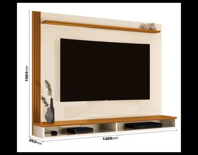Painel Suspenso Para TV de ATÉ 55" Polegadas com Nichos (ENTREGAS EM ATÉ 24h)  - Foto 2